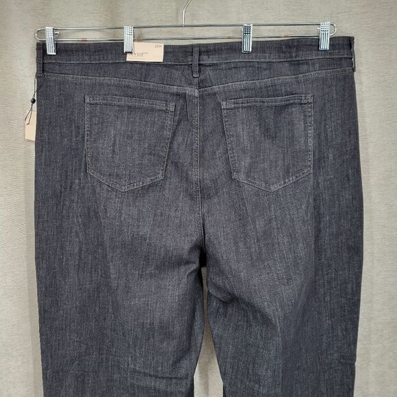 NYDJ Teresa Ankle Wide Leg Jeans with Pleats in Eternity Women's Plus Size 22W - Picture 6 of 15